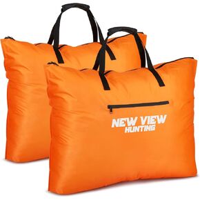 NEW VIEW Scent Control Hunting Bag, Multi-Use Odor Proof Bags for Hunting Clothes, Sealed Water Resistant Large Storage Tote 33"x24"(2 Pack)