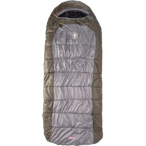 Coleman Big Basin 15°F Big & Tall Sleeping Bag, Cold Weather Sleeping Bag with Snag-Free Zipper & Better Heat Retention, Machine Washable