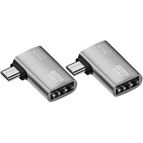 2 Pack OTG Adapter Replacement for Fire Stick 4K, Compatible with Amazon Fire TV Stick, Samsung Galaxy HTC Micro-USB Host with Power Charging Cable Access Port
