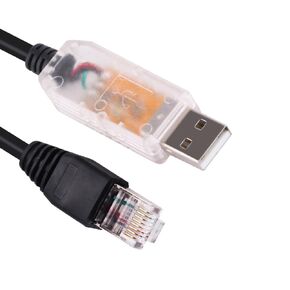 USB Communication Cable for Delta IFD6500 Serial Port Converter RS485 RJ45 Supported Win 10 11