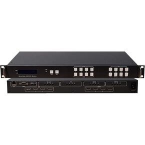 4x4 سلس HDMI 4K HDR Matrix Switcher 18GBPS Ultra YUV 4:4:4 HDCP2.2 60 هرتز HDMI 2.0B Atmos HDTV Routing Selector SPDIF Audio CONTROL4 Savant Home Automation Switch IP RS232 in Kuwait