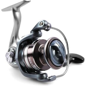 Spinning Reel, Saltwater Freshwater Fishing Reel, Collapsible Crank Handle, 22LBs Max Drag for Easy Fish Control, 5.2:1 Gear Ratio