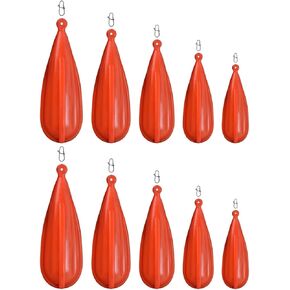 Kisangel 20 Pcs Fishing Practice Bait Fishing Baits Fishing Accessories Kit Fishing Bobber Japanese Fishing Floats Fishing Marker Buoys Round Fishing Float Small Casting Plug Practice Plug