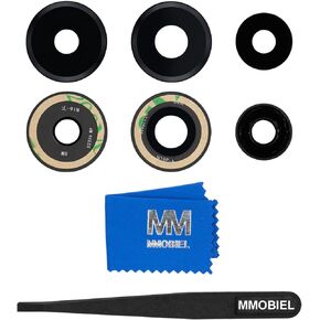 MMOBIEL Back Rear Camera Glass Lens Replacement Compatible with Xiaomi Redmi Note 13 Pro - Pre-Installed Adhesive, Tweezer and Cloth