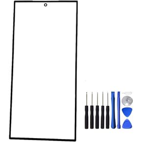 for Samsung Galaxy S24 Ultra 5G Black Front Screen Outer Glass Panel Lens Replacement with Opening Tool (Not LCD &Not Digitizer)