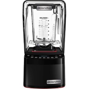 Blendtec Stealth X 885 - Brushless Commercial-Grade Blender with Sound Enclosure - Wildside + and FourSide Jar with Soft Lid - Black