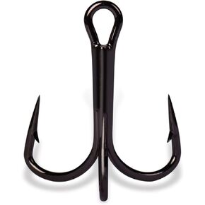 Mustad TG58NP-BN-2-11 U KVD Elite Triple Grip, 11-Pack, Sz2
