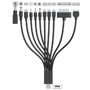 Shock Collar Charger Replacement Compatible with Bousnic, Mini Educator, Dogrook, Slopehill, Patpet, Petspy, 11-in-1 Collar USB Charging Cable for E Collar, Bark Collar and Other Training Systems
