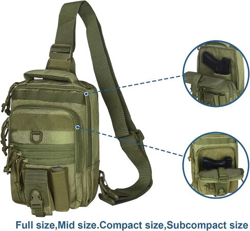 DegeTMVe المزدوج مسدس الحافظة حقيبة صدر للرجال أخفى حمل الرافعة Crossbody التكتيكية المدى بندقية قابلة للتحويل على ظهره اطلاق النار الصيد in Kuwait