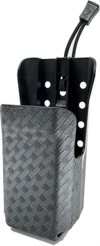 Model 5036 Portable Radio Case/Kenwood/Viking VP6000/VP8000 with Extended Battery Black Basket Weave D-Rings in Kuwait