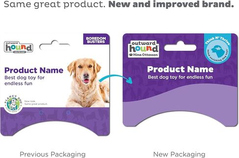 Outward Hound Dental Asparagus Treat-Dispensing Dental Dog Chew Toy, Medium, Green in Kuwait