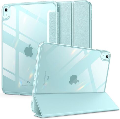 VIKESI for iPad 10th Generation Case 10.9 inch Released in 2022, Matte Slim Hard Back, Soft TPU Frame, Auto Sleep/Wake Cover for iPad 10 Gen - Sky Blue in Saudi Arabia