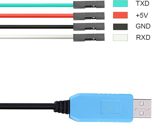 3 قطعة PL2303TA USB إلى TTL كابل تسلسلي تنزيل كابل USB إلى TTL rs232 كابل تسلسلي تصحيح الأخطاء كابل وحدة التحكم متوافق مع Raspberry Pi in Saudi Arabia