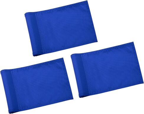 KINGTOP Solid Golf Flag All 8x6 Inch - 420D Nylon, Tube Inserted - Mini Putting Green Flags for Backyard Practice in Kuwait