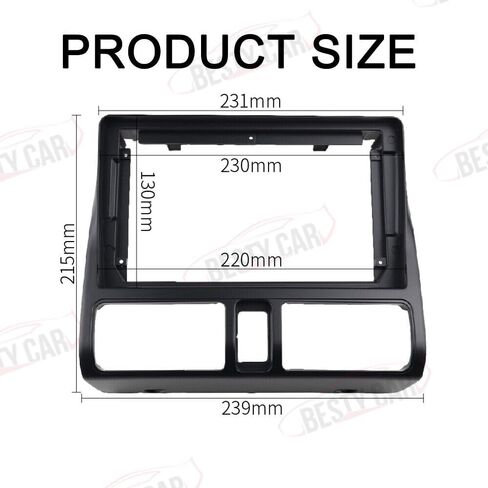 يناسب لهوندا CRV CR-V 2001-2006 راديو السيارة ستيريو فآسيا الإطار مزدوج DIN 9 بوصة داش تركيب تصاعد عدة in Saudi Arabia