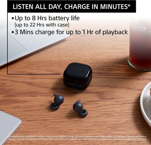 Sony LinkBuds Open Truly Wireless Earbud Headphones with an Open-Ring Design for Ambient Sounds and Newly Developed Air Fitting Supporters, White in Saudi Arabia