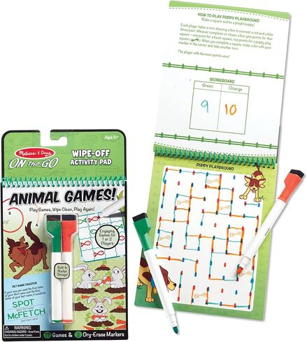 Melissa & Doug Wipe - Off Activity Pad - Animals in Saudi Arabia