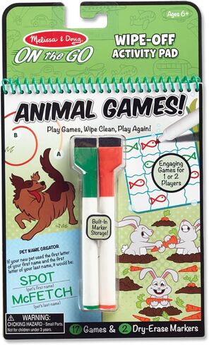 Melissa & Doug Wipe - Off Activity Pad - Animals in Saudi Arabia