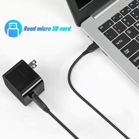 كاميرا ذكية صغيرة 1080 بكسل للتجسس واي فاي وشاحن USB مع رؤية ليلية في المنزل وكاميرا أمان مخفية لاسلكية لمراقبة الأطفال وكاميرا مراقبة أمنية وكشف الحركة مع تطبيق تغذية مباشرة in Kuwait