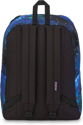 JanSport SuperBreak One Backpacks - Durable, Lightweight Bookbag with 1 Main Compartment, Front Utility Pocket with Built-in Organizer - Premium Backpack, Cyberspace Galaxy in Saudi Arabia