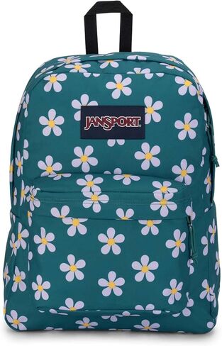 JanSport SuperBreak One Backpacks - Durable, Lightweight Bookbag with 1 Main Compartment, Front Utility Pocket with Built-in Organizer - Premium Backpack, Cyberspace Galaxy in Saudi Arabia