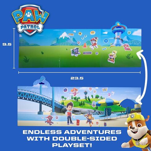 Horizon Group USA Bluey Sticker Playset, 2 Sticker Play Scenes, 35+ Reusable Puffy Bluey Repositionable Stickers for Kids, Perfect for Travel, Screen-Free Fun in Saudi Arabia