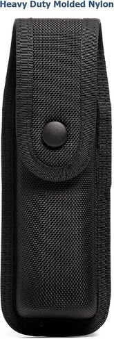 OC/Mace Spray Holder for Duty Belt MOLLE Vest MK3/MK4 Holster Molded Nylon Case for Pepper Gel Canisters Self Defense Can Pouch Carrier w/Top Flap Snap Closure for Police Security LE CO in Kuwait