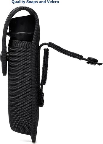 OC/Mace Spray Holder for Duty Belt MOLLE Vest MK3/MK4 Holster Molded Nylon Case for Pepper Gel Canisters Self Defense Can Pouch Carrier w/Top Flap Snap Closure for Police Security LE CO in Kuwait