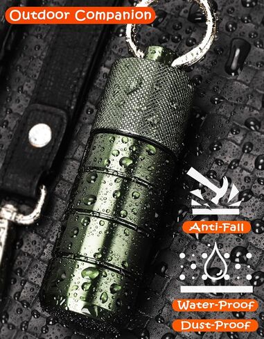 Waterproof Lighter Case Cover Holder for BIC Regular Lighters Sleeve Type J6 Outdoor Survival Multipurpose Seal Lighter Pouch (Deep Green) for Hiking, Travel, Camping, and Emergency Preparedness in Saudi Arabia