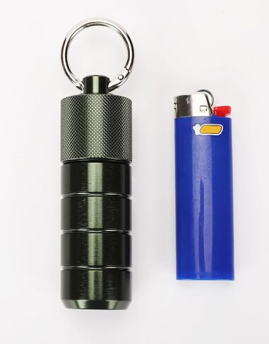 Waterproof Lighter Case Cover Holder for BIC Regular Lighters Sleeve Type J6 Outdoor Survival Multipurpose Seal Lighter Pouch (Deep Green) for Hiking, Travel, Camping, and Emergency Preparedness in Saudi Arabia