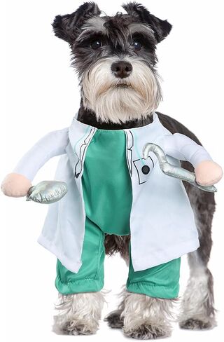 DELIFUR Dog Halloween Astronaut Costume - Pet Dress Up Spacesuit Funny Apparel Uniform Adjustable Cosplay Outfit for Medium Dog (Astronaut, Large) in Saudi Arabia