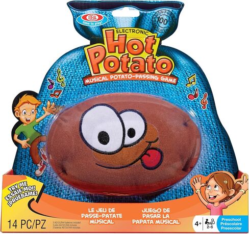 ALEX Toys Ideal Hot Potato Electronic Musical Passing Kids Party Game, Don’t Get Caught With the Spud When the Music Stops! Ages 4+, 2-6 Players, Brown in Saudi Arabia