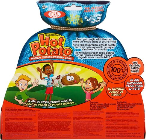 ALEX Toys Ideal Hot Potato Electronic Musical Passing Kids Party Game, Don’t Get Caught With the Spud When the Music Stops! Ages 4+, 2-6 Players, Brown in Saudi Arabia