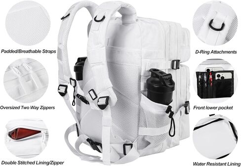 LHI Military Tactical Backpack for Men and Women 45L Army 3 Days Assault Pack Bag Large Rucksack with Molle System in Saudi Arabia