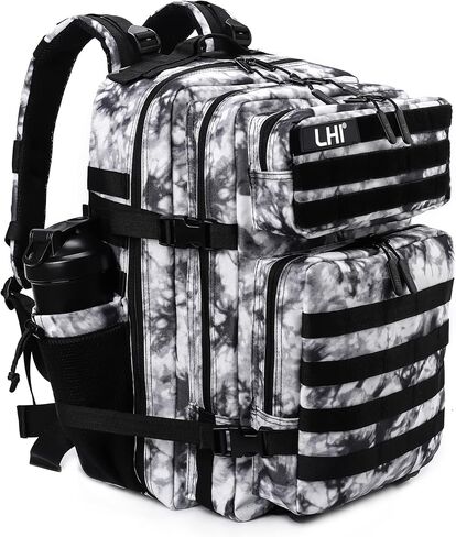 LHI Military Tactical Backpack for Men and Women 45L Army 3 Days Assault Pack Bag Large Rucksack with Molle System in Saudi Arabia