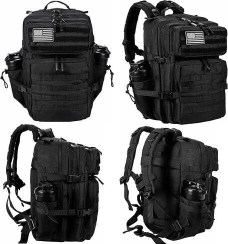 LHI Military Tactical Backpack for Men and Women 45L Army 3 Days Assault Pack Bag Large Rucksack with Molle System in Saudi Arabia