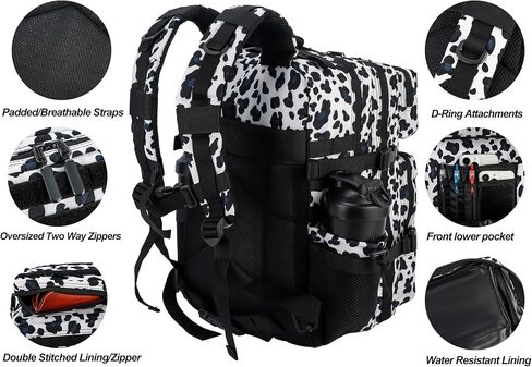 LHI Military Tactical Backpack for Men and Women 45L Army 3 Days Assault Pack Bag Large Rucksack with Molle System in Saudi Arabia