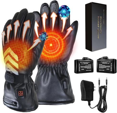 قفازات ساخنة قابلة للشحن قفازات ساخنة للرجال النساء دراجة نارية قفازات تسخين كهربائي بطارية 5000 مللي أمبير مقاوم للماء يندبروف تعمل باللمس قفازات التدفئة للتزلج التخييم الرياضة في الهواء الطلق in Kuwait