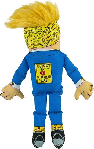 لعبة مضغ للكلاب من فوزو دونالد ترامب، محاكاة ساخرة سياسية جديدة ومتينة مع مصدر صرير، مقاس صغير 30.48 سم in Kuwait