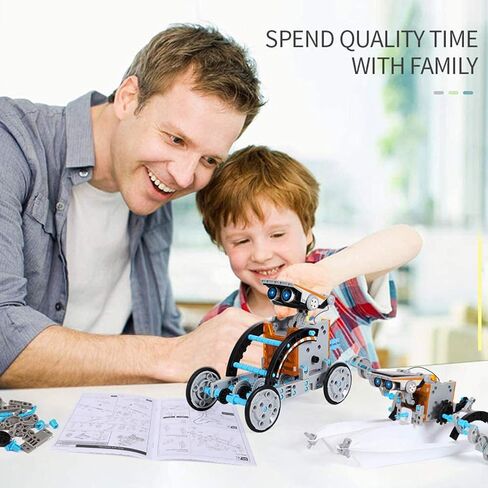 Lucky Doug 12-in-1 Solar Powered Robot Building Kits Toys in Saudi Arabia