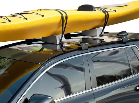 AQUARM Universal Kayak Carrier Kit Kayak Foam Blocks for Roof Soft Standard Replacement Car Top Roof Racks Pads with Tie-Downs, 12 inch in Saudi Arabia