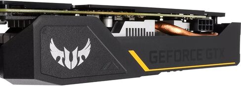بطاقة رسومات ASUS TUF Gaming NVIDIA GeForce GTX 1660 Ti EVO TOP Edition (PCIe 3.0، 6GB GDDR6، سرعة ذاكرة 14 جيجابت في الثانية، HDMI 2.0b، DisplayPort 1.4، مادة تشحيم من الدرجة الفضائية، تصميم مضغوط، GPU Tweak II) in Saudi Arabia