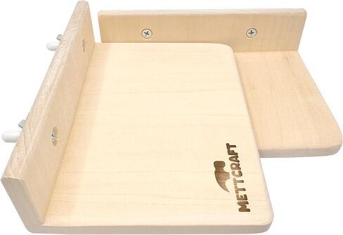 Aspen M Wood Platform Ledge [2 Pack] for Chinchilla, Hamster, Rat, Bird, Rabbit in Saudi Arabia