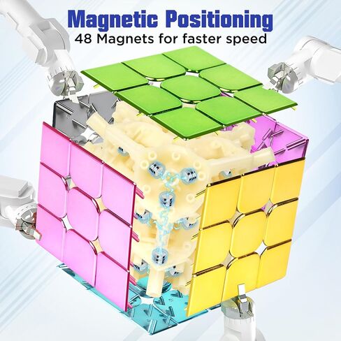 D-FantiX Cyclone Boys 3x3 Speed Cube Stickerless Magic Cube 3x3x3 Puzzles Toys (56mm) in Saudi Arabia