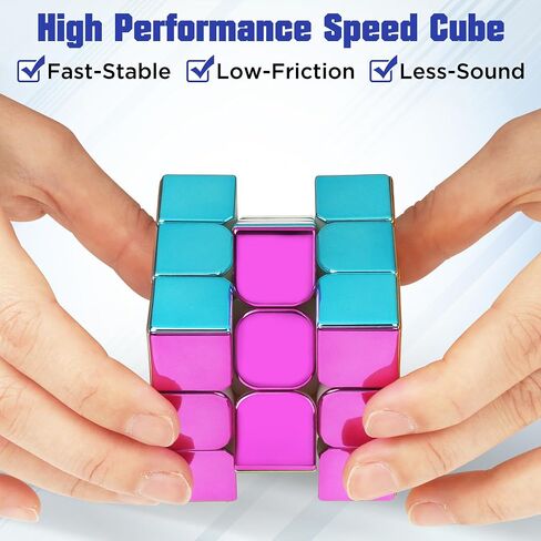 D-FantiX Cyclone Boys 3x3 Speed Cube Stickerless Magic Cube 3x3x3 Puzzles Toys (56mm) in Saudi Arabia