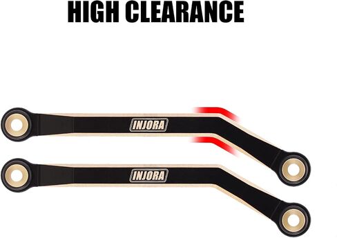 INJORA Brass High Clearance Chassis Links 39g Heavy Brass Links for FMS FCX24 1/24 Upgrade Part,8PCS (FCX24-04) in Saudi Arabia