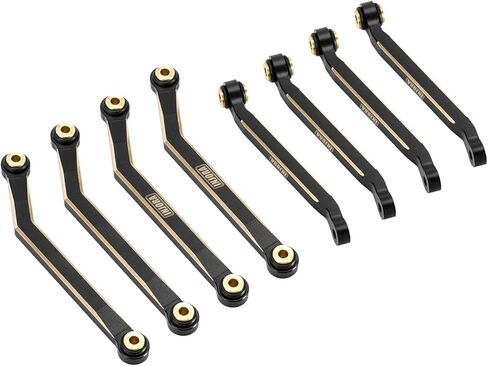 INJORA Brass High Clearance Chassis Links 39g Heavy Brass Links for FMS FCX24 1/24 Upgrade Part,8PCS (FCX24-04) in Saudi Arabia