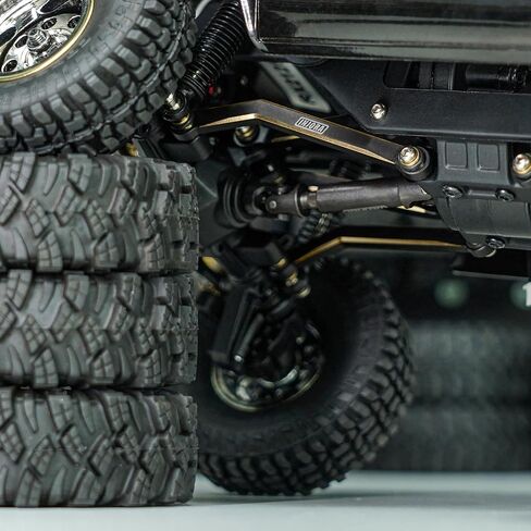 INJORA Brass High Clearance Chassis Links 39g Heavy Brass Links for FMS FCX24 1/24 Upgrade Part,8PCS (FCX24-04) in Saudi Arabia