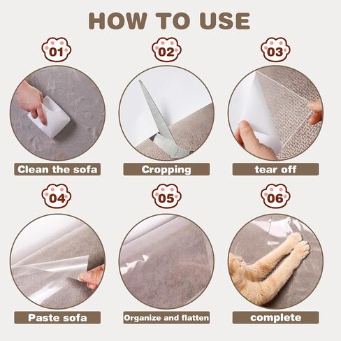 Cat Scratch Furniture Protector,236 x 12 Inch Furniture Protectors from Cats Scratching,Cat Scratch Deterrent Tape for Furniture Sofa Couch Corner Door (transparently) in Saudi Arabia