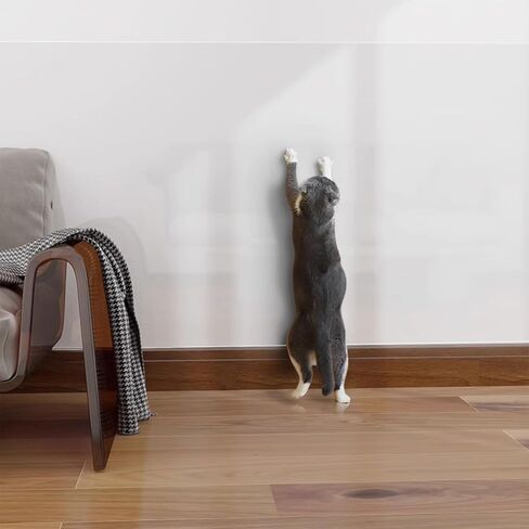 Cat Scratch Furniture Protector,236 x 12 Inch Furniture Protectors from Cats Scratching,Cat Scratch Deterrent Tape for Furniture Sofa Couch Corner Door (transparently) in Saudi Arabia